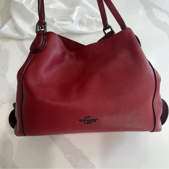 EUC! COACH Edie purse - Picture 5 of 12